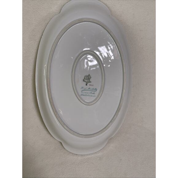 Antique Porcelain White /Gold Gilded Small Platter Royal Tettau - Picture 4 of 9